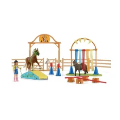 Enfant SCHLEICH COFFRET ENTRAINEMENT DAGILITY POUR PONEY