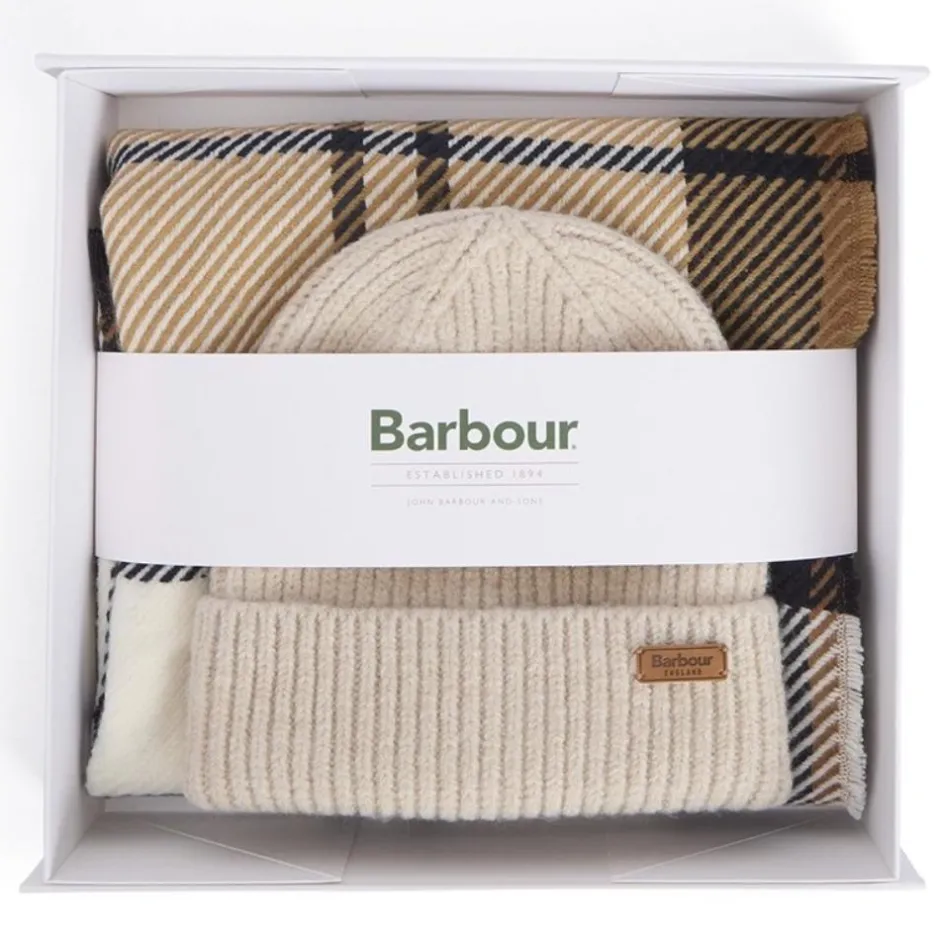 Femme BARBOUR COFFRET FEMME BONNET ECHARPE PENDLE