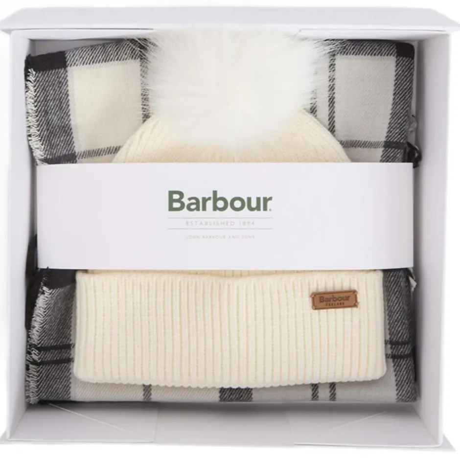 Femme BARBOUR COFFRET FEMME BONNET ECHARPE DOVER