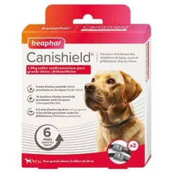 BEAPHAR COLLIER CANISHIELD GRAND CHIEN X2