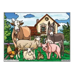 Enfant LUDOCOLOR COLORIAGE ANIMAUX DE LA FERME