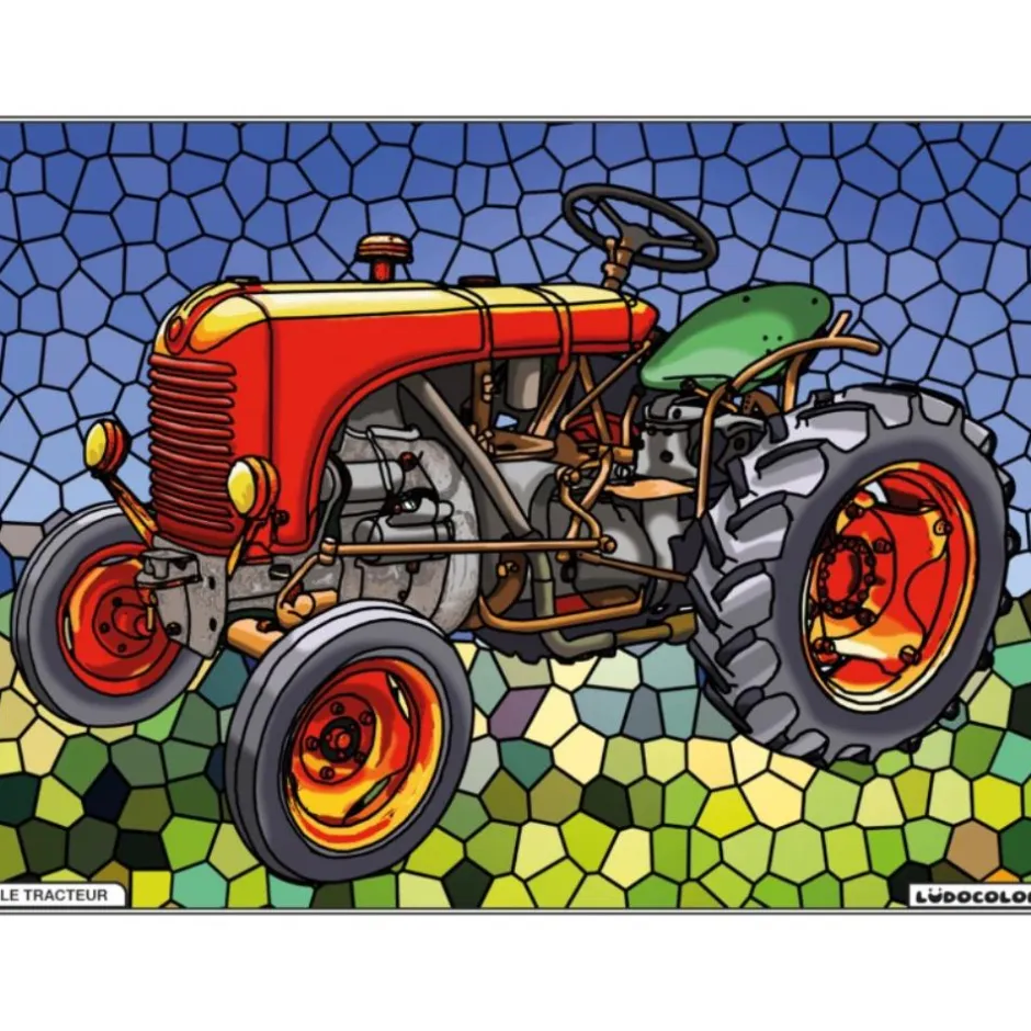 Enfant LUDOCOLOR COLORIAGE LE TRACTEUR