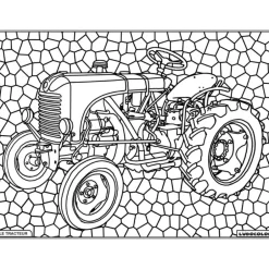 Enfant LUDOCOLOR COLORIAGE LE TRACTEUR