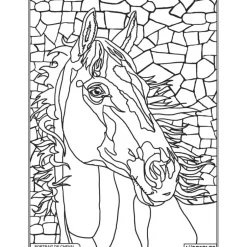 Enfant LUDOCOLOR COLORIAGE PORTRAIT DE CHEVAL