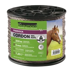 BEAUMONT CORDON 5MM MARRON PADDOCK 200M