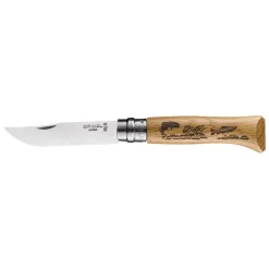 OPINEL COUTEAU ANIMALIA POISSON CHENE