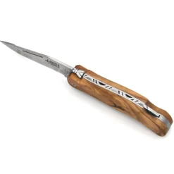 ARBALETE G.DAVID COUTEAU LAGUIOLE GRANDE NATURE EN OLIVIER CERF