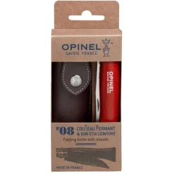 OPINEL COUTEAU N°8 FERMANT ETUI CEINTURE