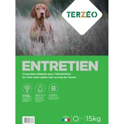 TERZEO VOS ANIMAUX CROQUETTE PREMIUM ENTRETIEN 15KG