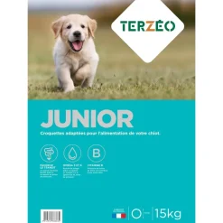 TERZEO VOS ANIMAUX CROQUETTE PREMIUM JUNIOR 15KG