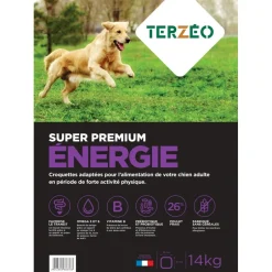 TERZEO VOS ANIMAUX CROQUETTE SUPER PREMIUM ENERGIE 14KG