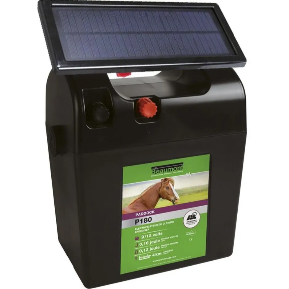 BEAUMONT ELECTRIFICATEUR P180 AVEC PANNEAU SOLAIRE
