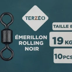 TERZEO PÊCHEURS EMERILLON ROLLING NOIR X10