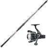 SRT ENSEMBLE PECHE AU POSE FISH INSTINCT MYSTERY TELEPIKE 3M50 + MOULINET MEKA EFI 201 RD