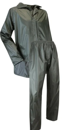 Homme LMA ENSEMBLE PLUIE VESTE +PANTALON KAKI