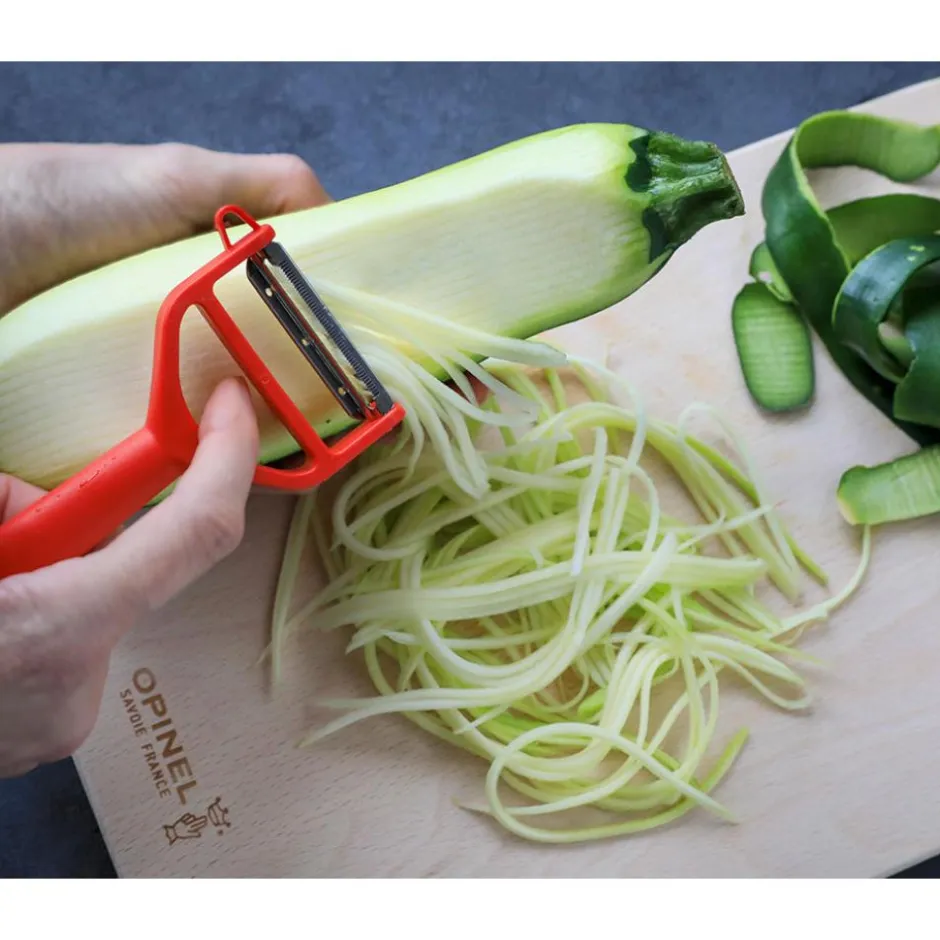 OPINEL EPLUCHEUR 2 LAMES T DUO ROUGE