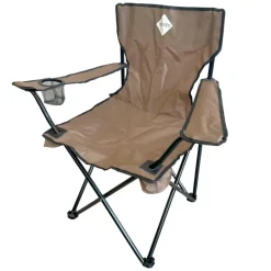 TERZEO PASSIONNÉS DE NATURE FAUTEUIL PLIABLE MARRON
