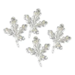 EUROHUNT FEUILLES DE CHENE ARGENT PAR 4