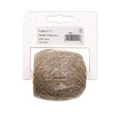 LE PRATIQUE FICELLE LIN ECRU CHARCUTERIE 100GR 90M