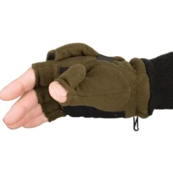 Homme SOMLYS GANTS MOUFLES MITAINES KAKI