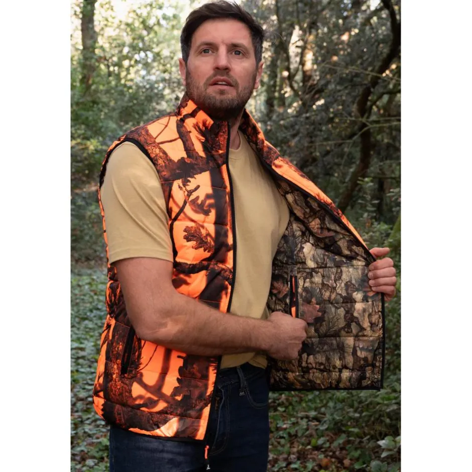 Homme PERCUSSION GILET CHASSE WARM REVERSIBLE
