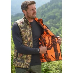 Homme PERCUSSION GILET CHASSE WARM REVERSIBLE