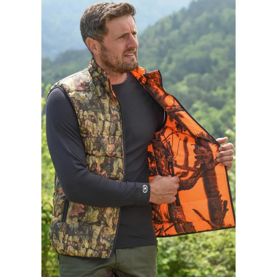 Homme PERCUSSION GILET CHASSE WARM REVERSIBLE