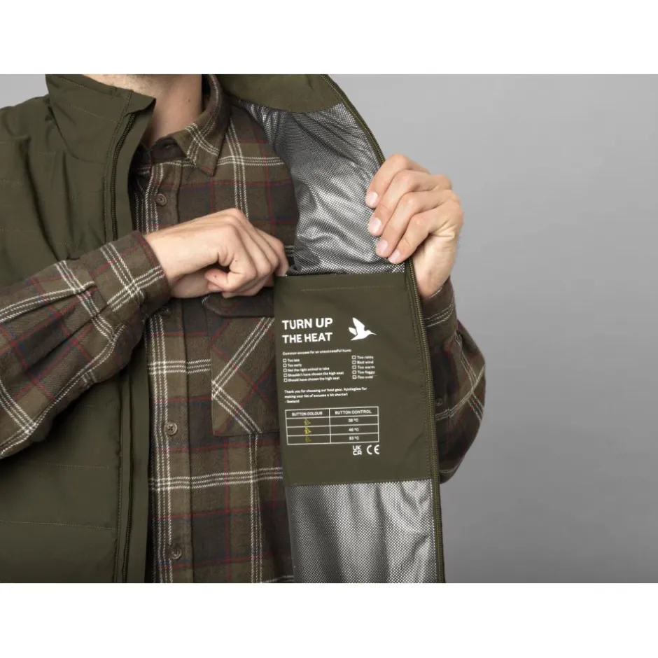 Homme SEELAND GILET CHAUFFANT CELSIUS PINE GREEN