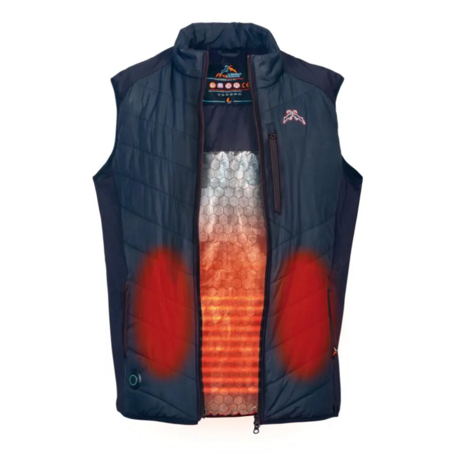Homme PROHUNT GILET CHAUFFANT HYBRIDE MARINE