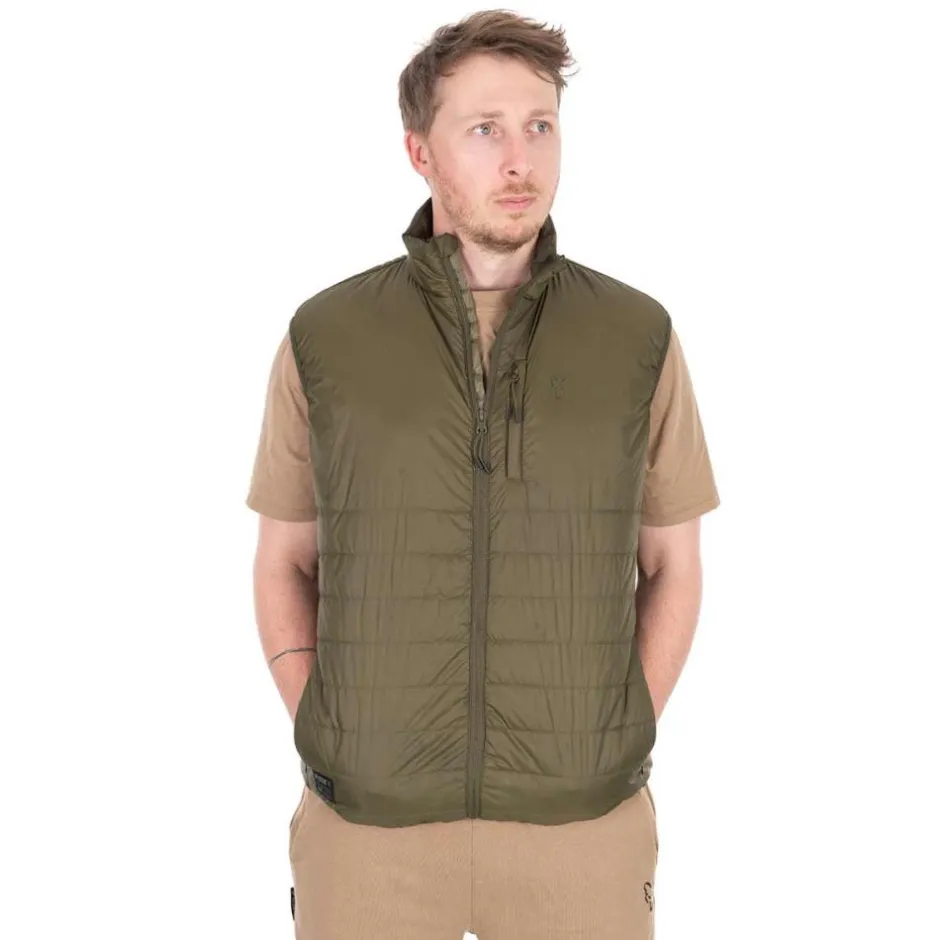 FOX GILET MATELASSE SANS MANCHE OLIVE