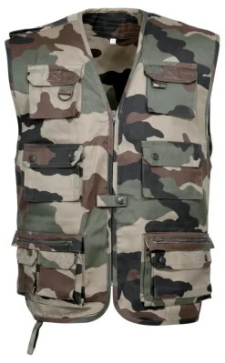 Homme IDAHO GILET REPORTER CAMO CENTRE EUROPE