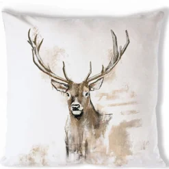 AMBIENTE HOUSSE DE COUSSIN CERF MODERNE 40X40CM