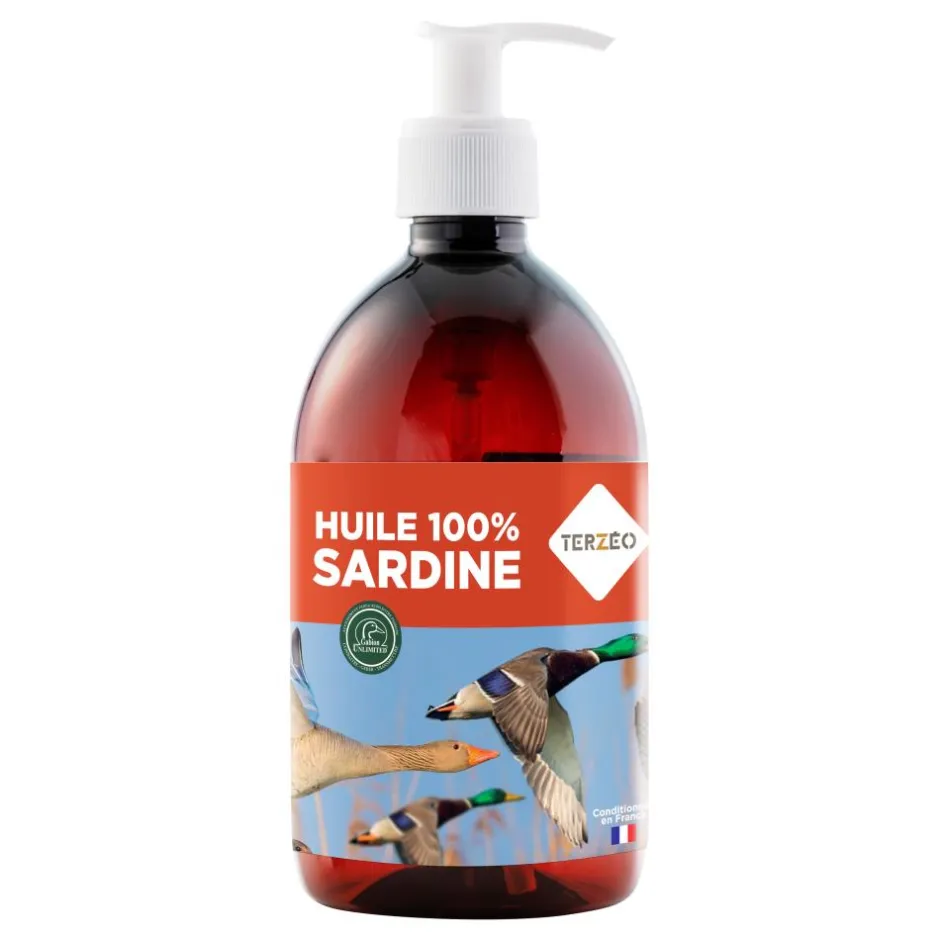 TERZEO VOS ANIMAUX HUILE 100% SARDINE