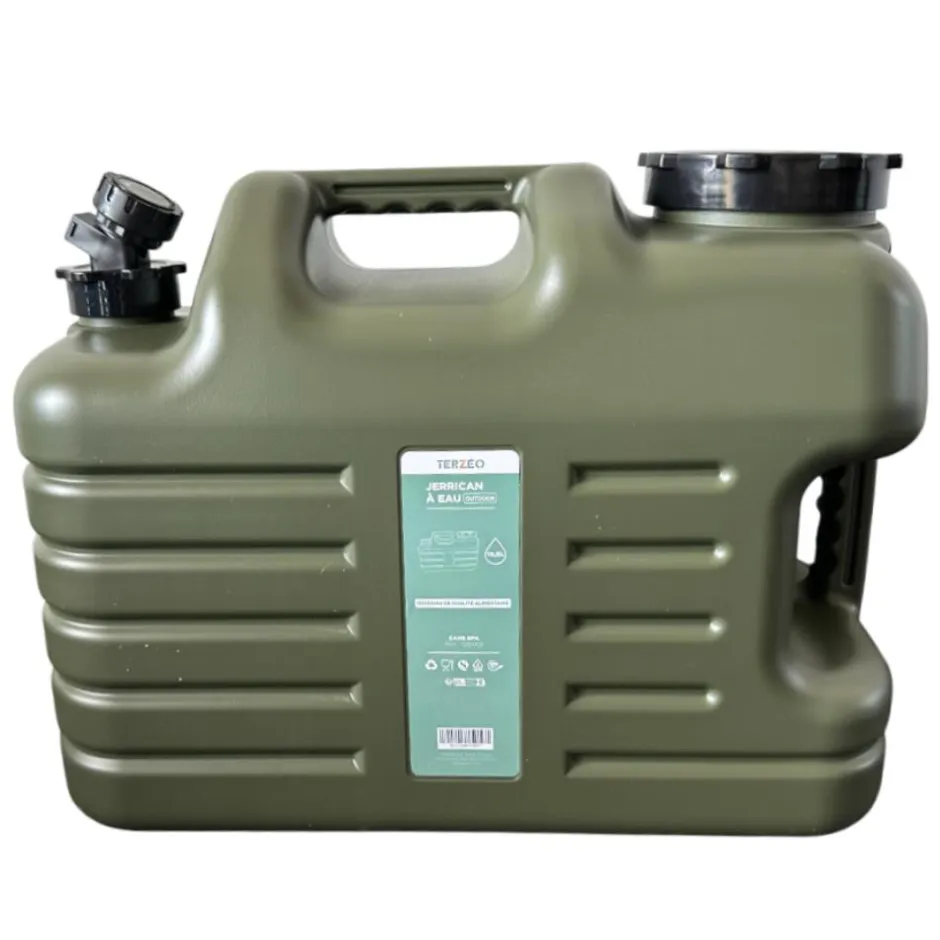 TERZEO PASSIONNÉS DE NATURE JERRICAN A EAU KAKI 18,5L + ROBINET