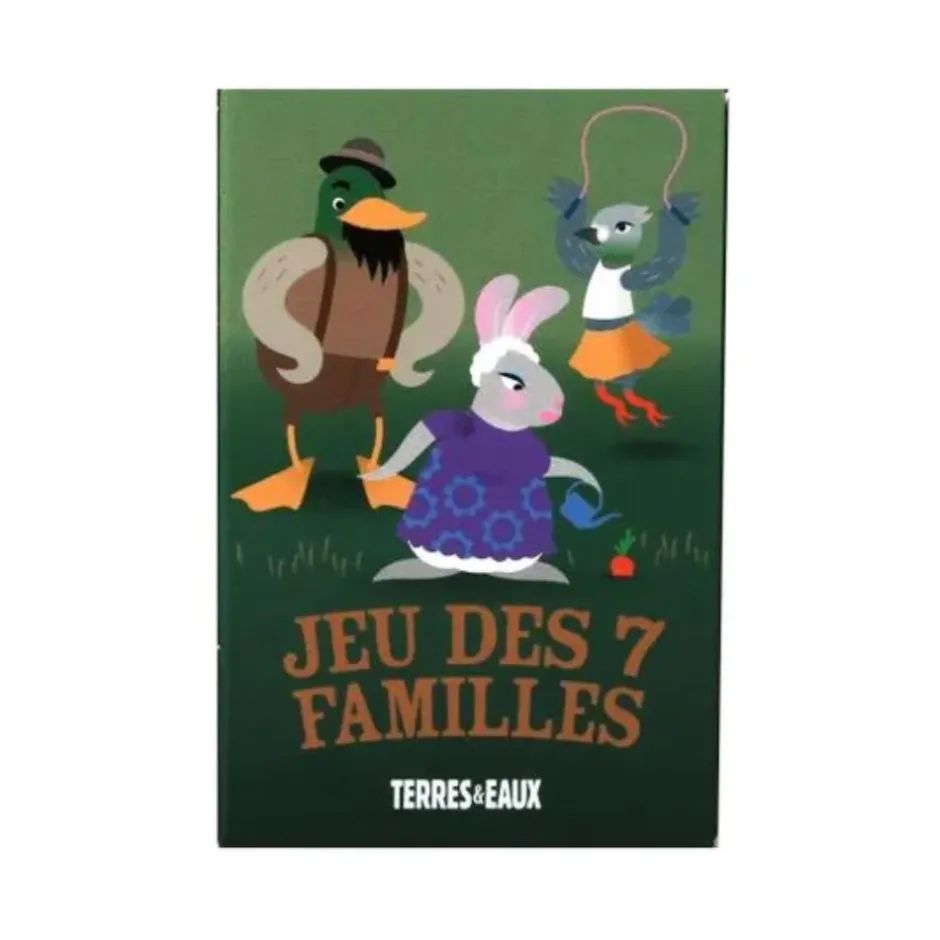 Enfant TERRES & EAUX JEU DE 7 FAMILLES T&E CHASSEURS