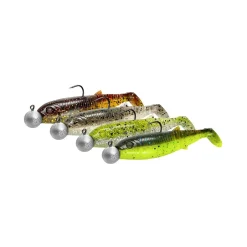 SAVAGE GEAR KIT DE 5 LEURRES SOUPLES ARMES CANNIBAL SHAD 12.5CM
