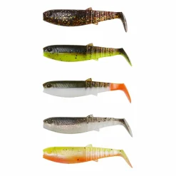 SAVAGE GEAR KIT DE 30 LEURRES SOUPLES CANNIBAL SHAD 6.8CM ET 8CM