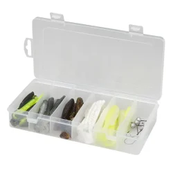 SAVAGE GEAR KIT DE 30 LEURRES SOUPLES FAT MINNOW T-TAIL 7.5CM, 9CM ET 10,5CM