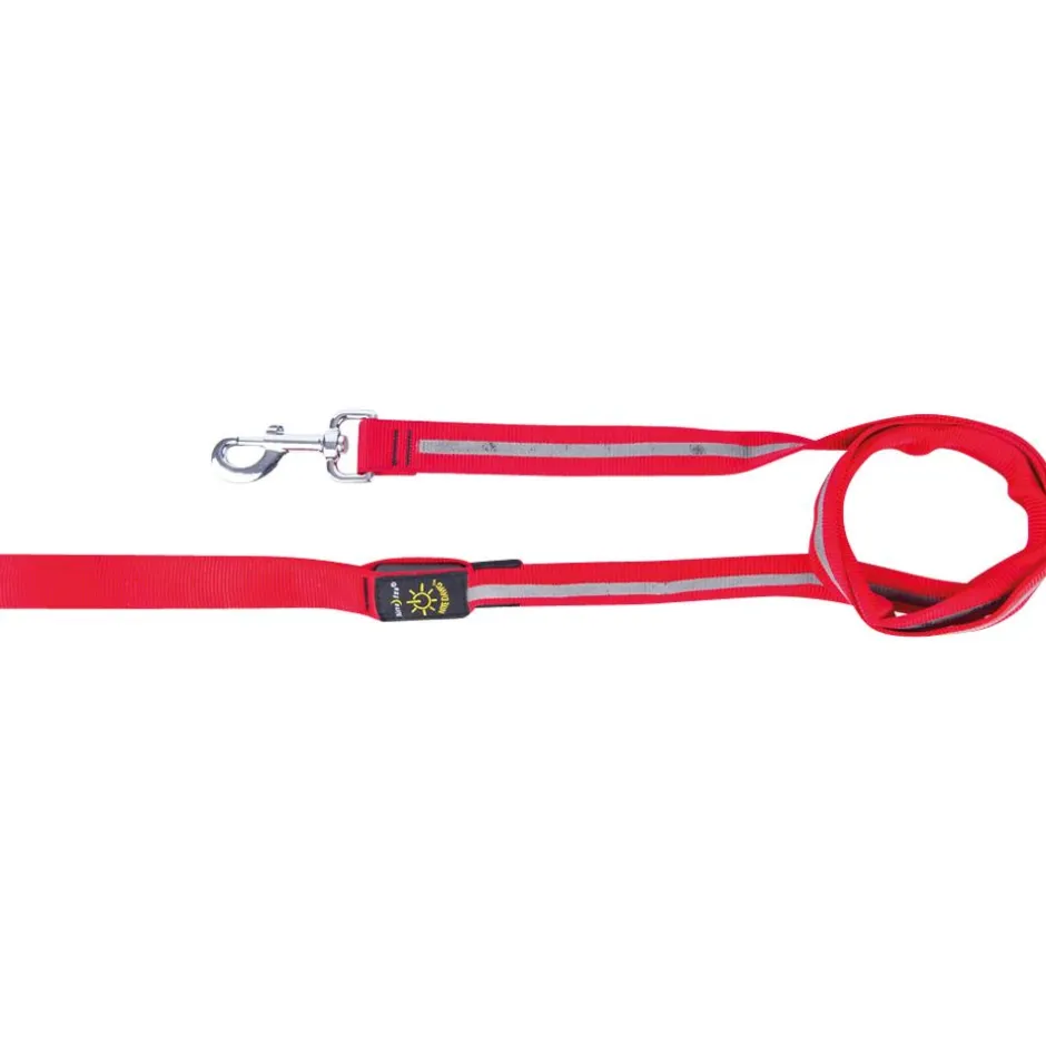 LAISSE CHIEN 150CM LED ROUGE