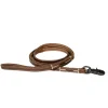 LAISSE SURPIQUEE 120CM COGNAC
