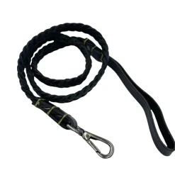 LAISSE TRESSEE 120CM NOIR
