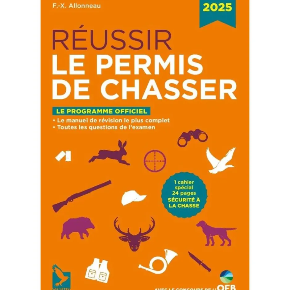 EDITION GERFAUT LIVRE REUSSIR LE PERMIS DE CHASSER 2025