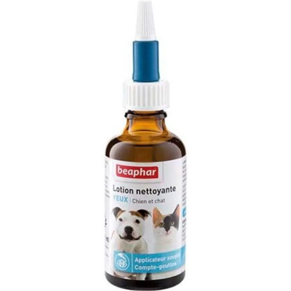BEAPHAR LOTION NETTOYANTE YEUX CHIEN 50ML