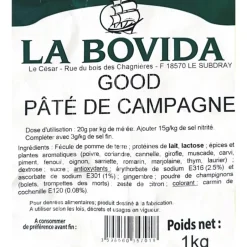 LA BOVIDA MELANGE D'EPICES POUR PATE DE CAMPAGNE