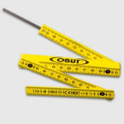 OBUT METRE PLIANT A TIRETTE JAUNE