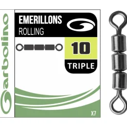 GARBOLINO MICRO EMERILLONS ROLLING TRIPLE