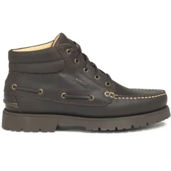 Homme AIGLE MOCASSIN BATEAU CRANTE TARMAC MID MARRON