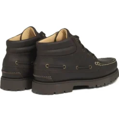 Homme AIGLE MOCASSIN BATEAU CRANTE TARMAC MID MARRON