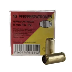 WADIE MUNITION PISTOLET 9 MM POIVRE X10