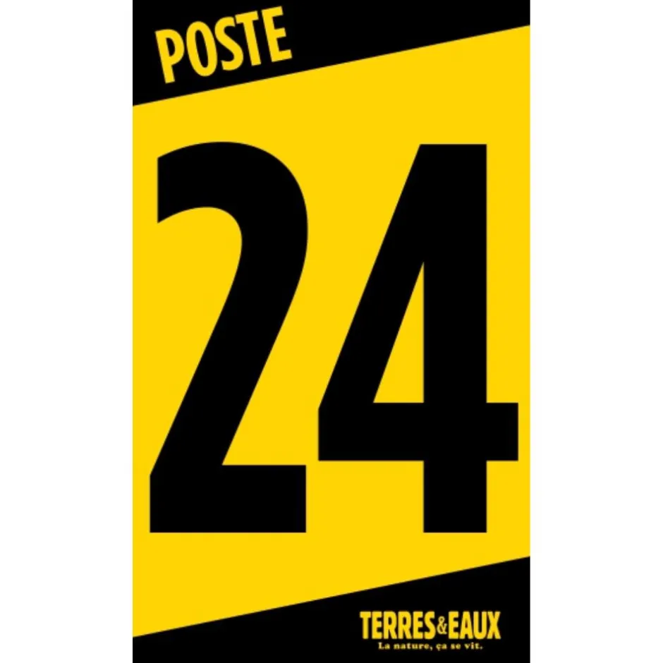 TERZEO CHASSEURS NUMERO DE POSTE BATTUE ORANGE
